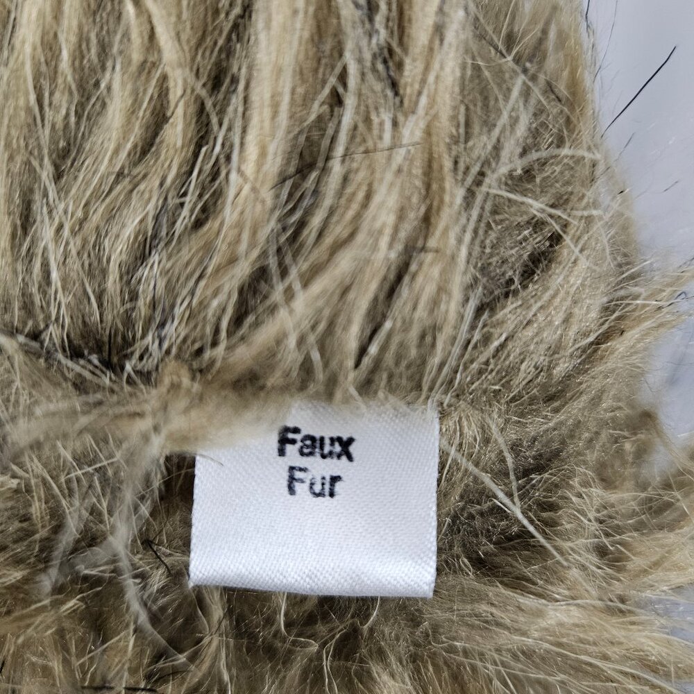 Tan Faux Fur Scarf photo 2