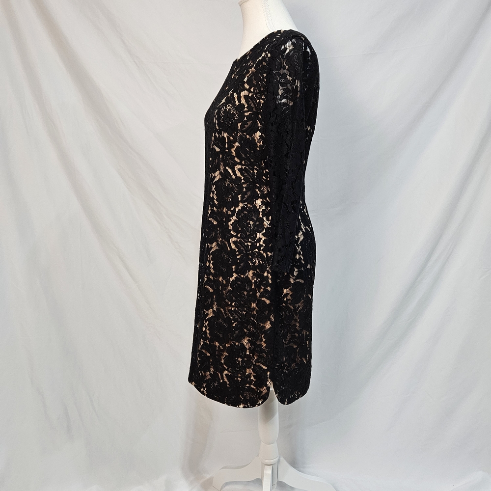 Vince Camuto Black Lace Dress Size 6 NWT photo 3
