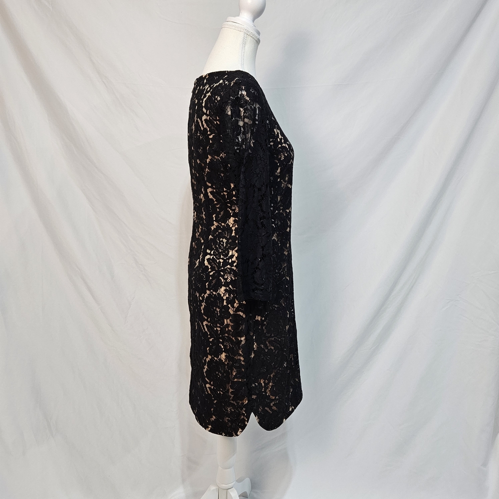 Vince Camuto Black Lace Dress Size 6 NWT photo 4