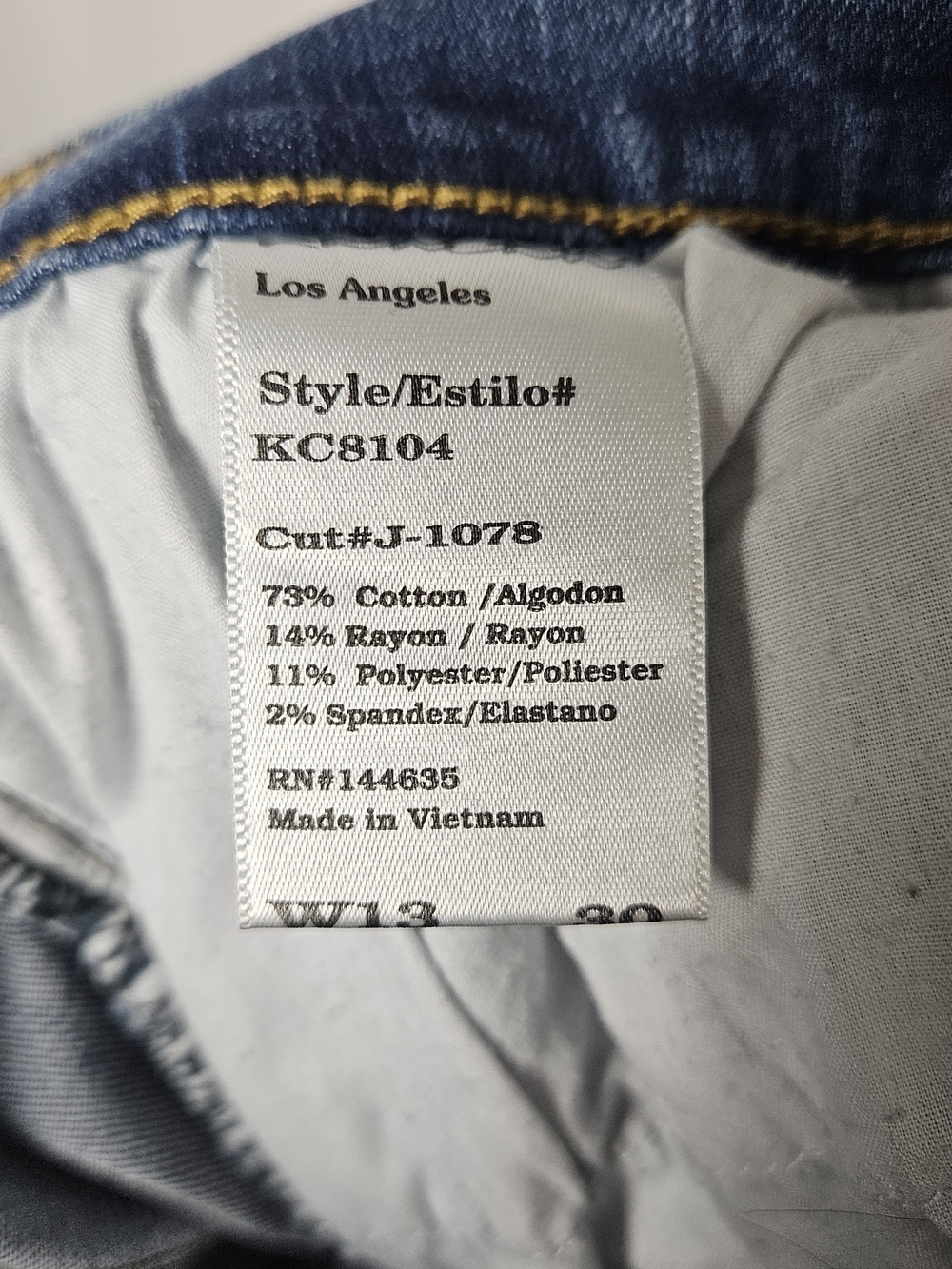 KanCan Women's Light Blue Distressed Skinny Jeans photo 3