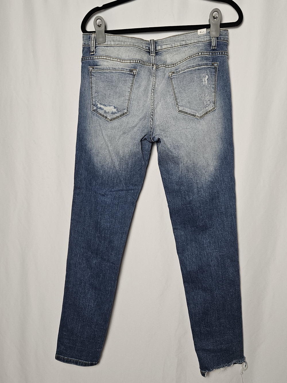 KanCan Women's Light Blue Distressed Skinny Jeans photo 4