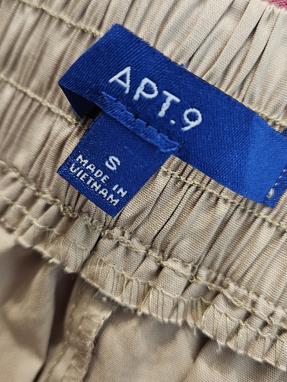 Apt. 9 Beige A-Line Cotton Skirt with Pockets Size Small photo 5