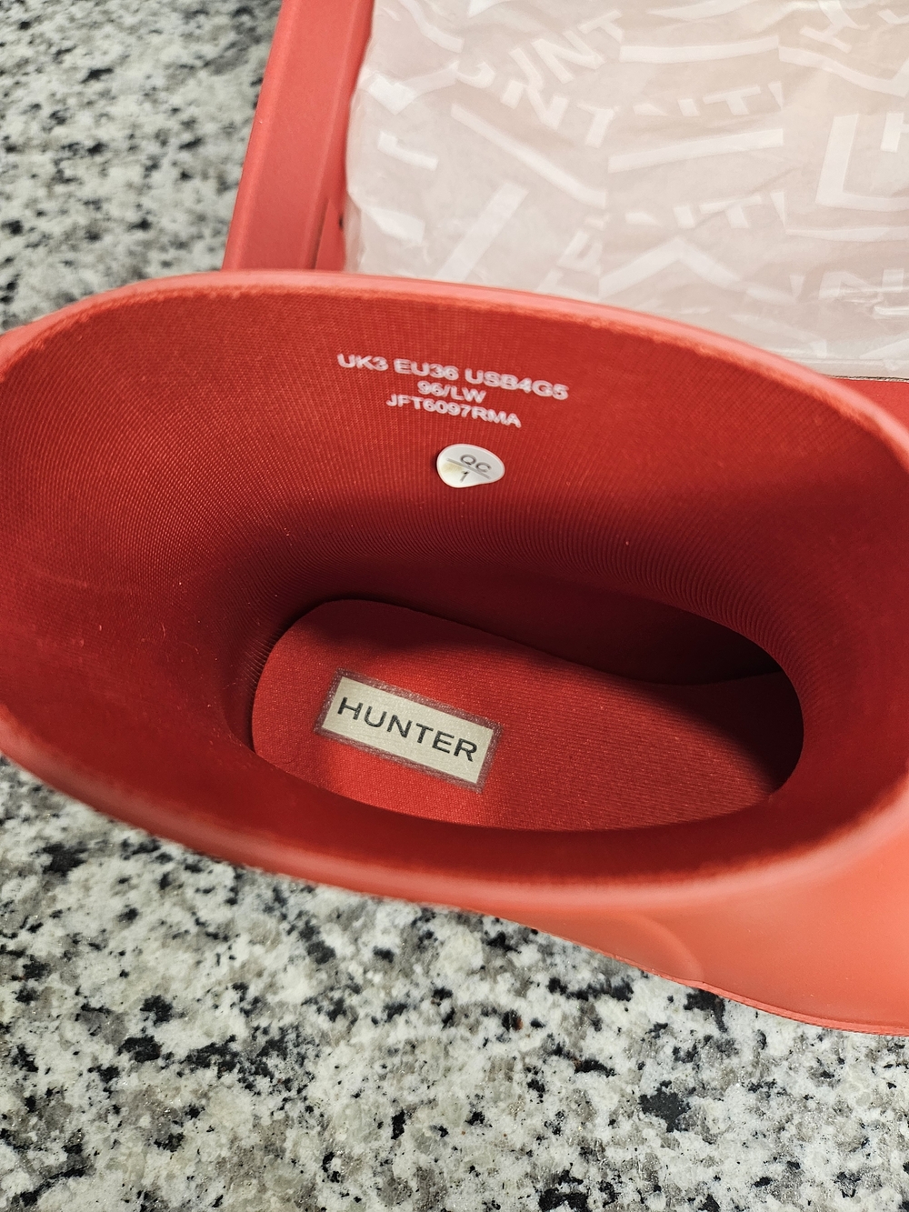Hunter Kids Bright Red Short Rain Boots photo 2