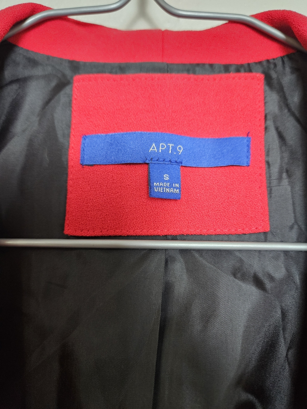 Apt. 9 Bright Red Open-Front Blazer Size Small photo 3