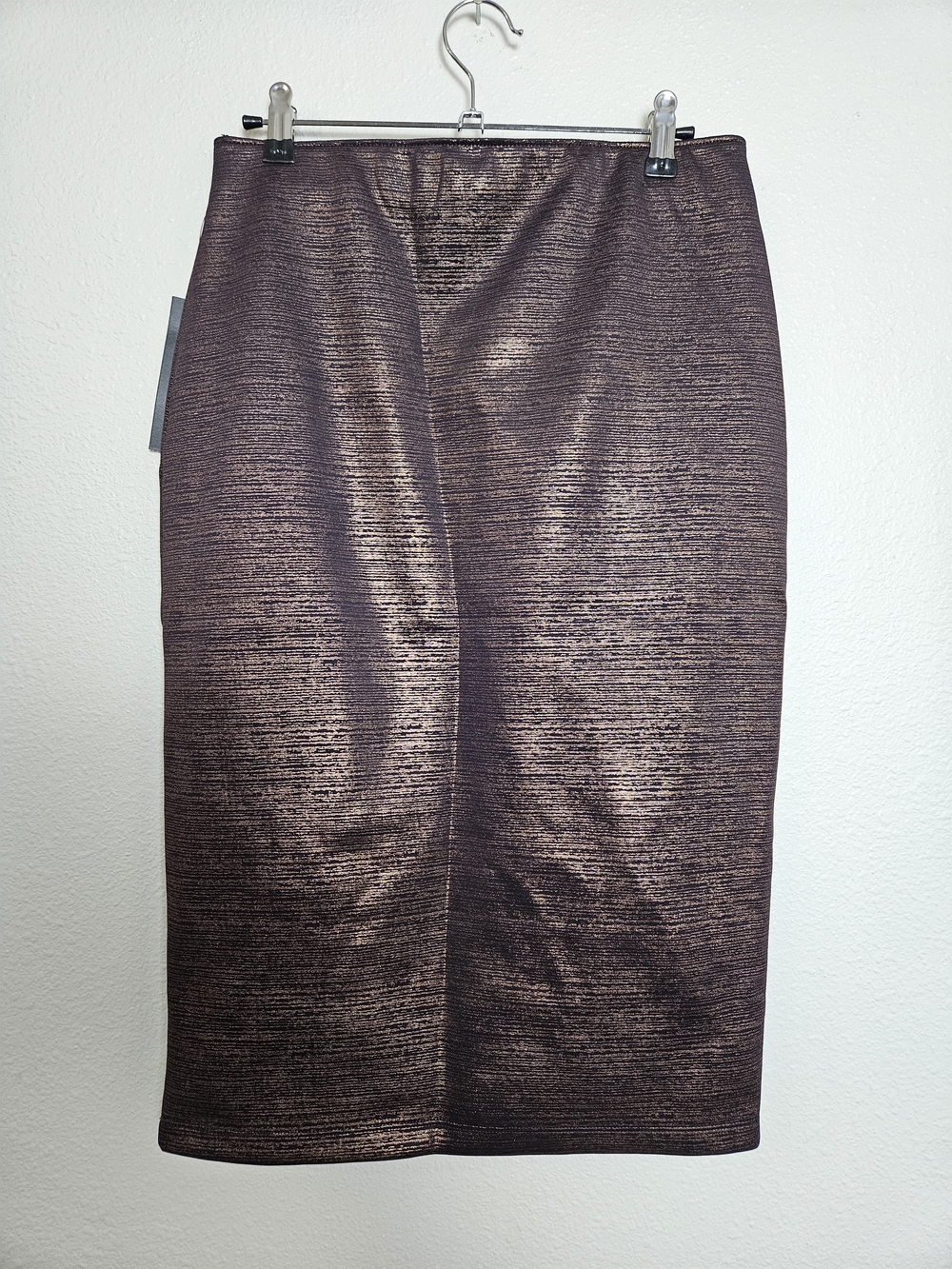 Apt. 9 Metallic Bronze Pencil Skirt Size Medium photo 4