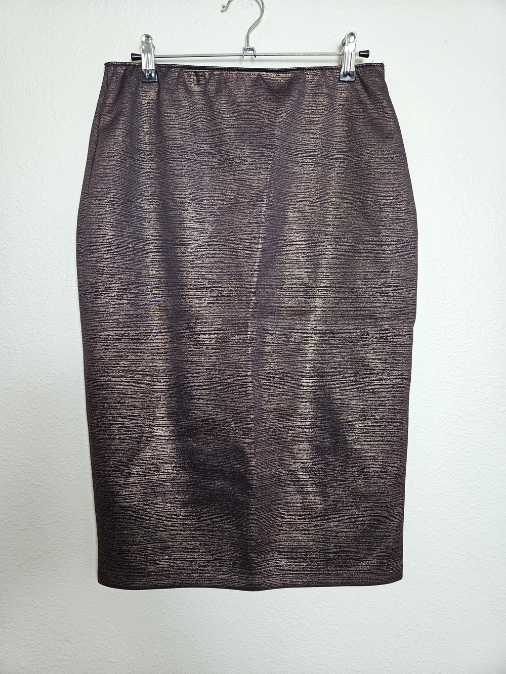 Apt. 9 Metallic Bronze Pencil Skirt Size Medium