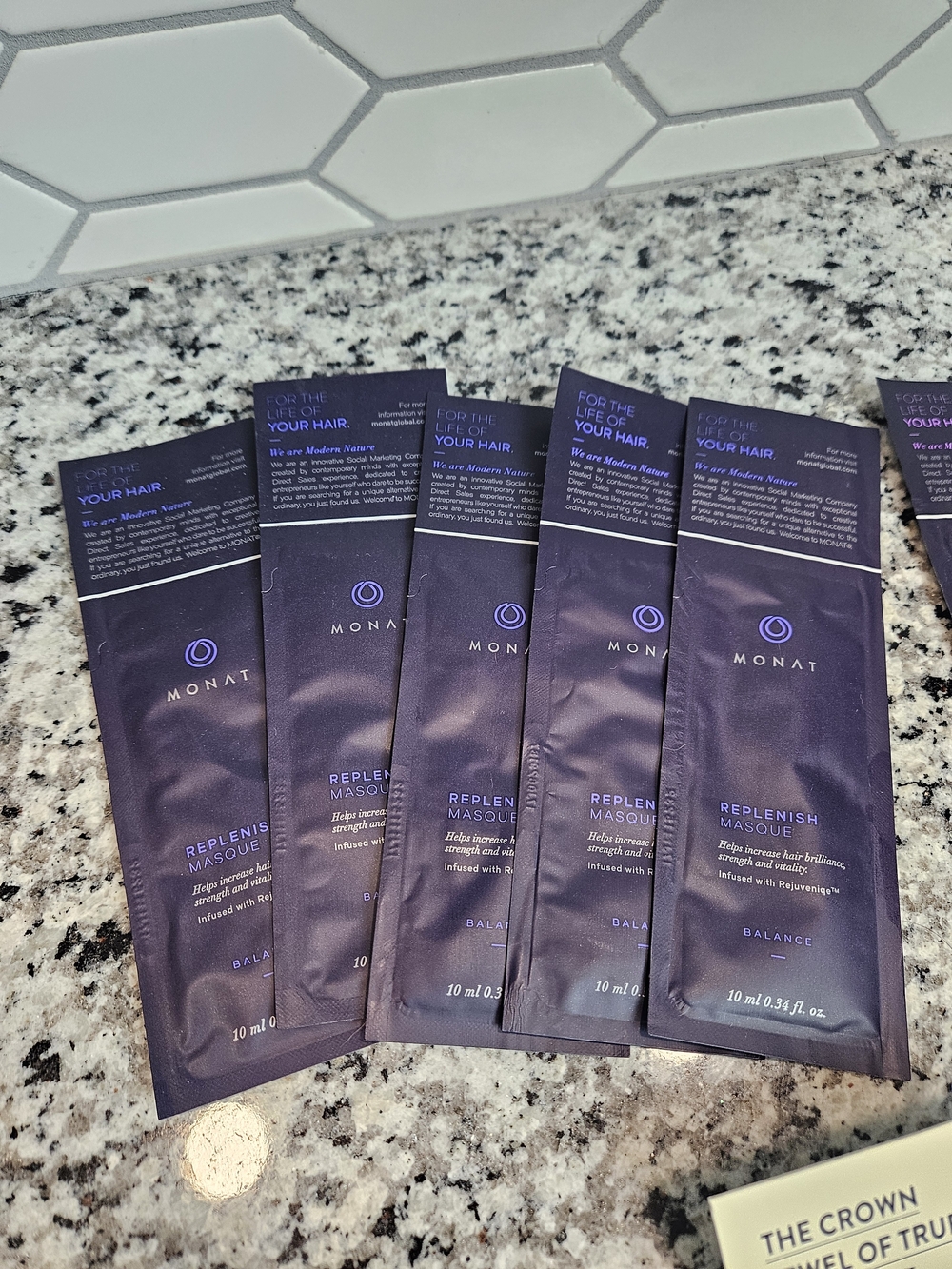 MONAT Hair Treatment Sachet Lot - Sample Packets photo 2