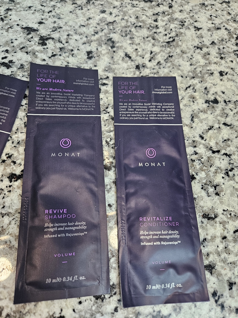 MONAT Hair Treatment Sachet Lot - Sample Packets photo 3