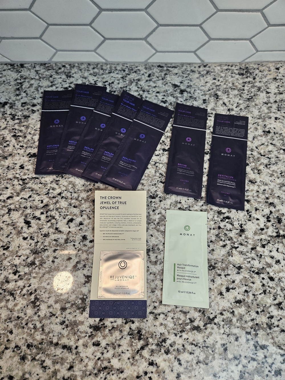 MONAT Hair Treatment Sachet Lot - Sample Packets
