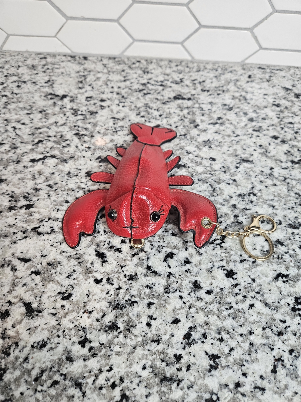 Red Lobster Fish Keychain Accessory photo 2