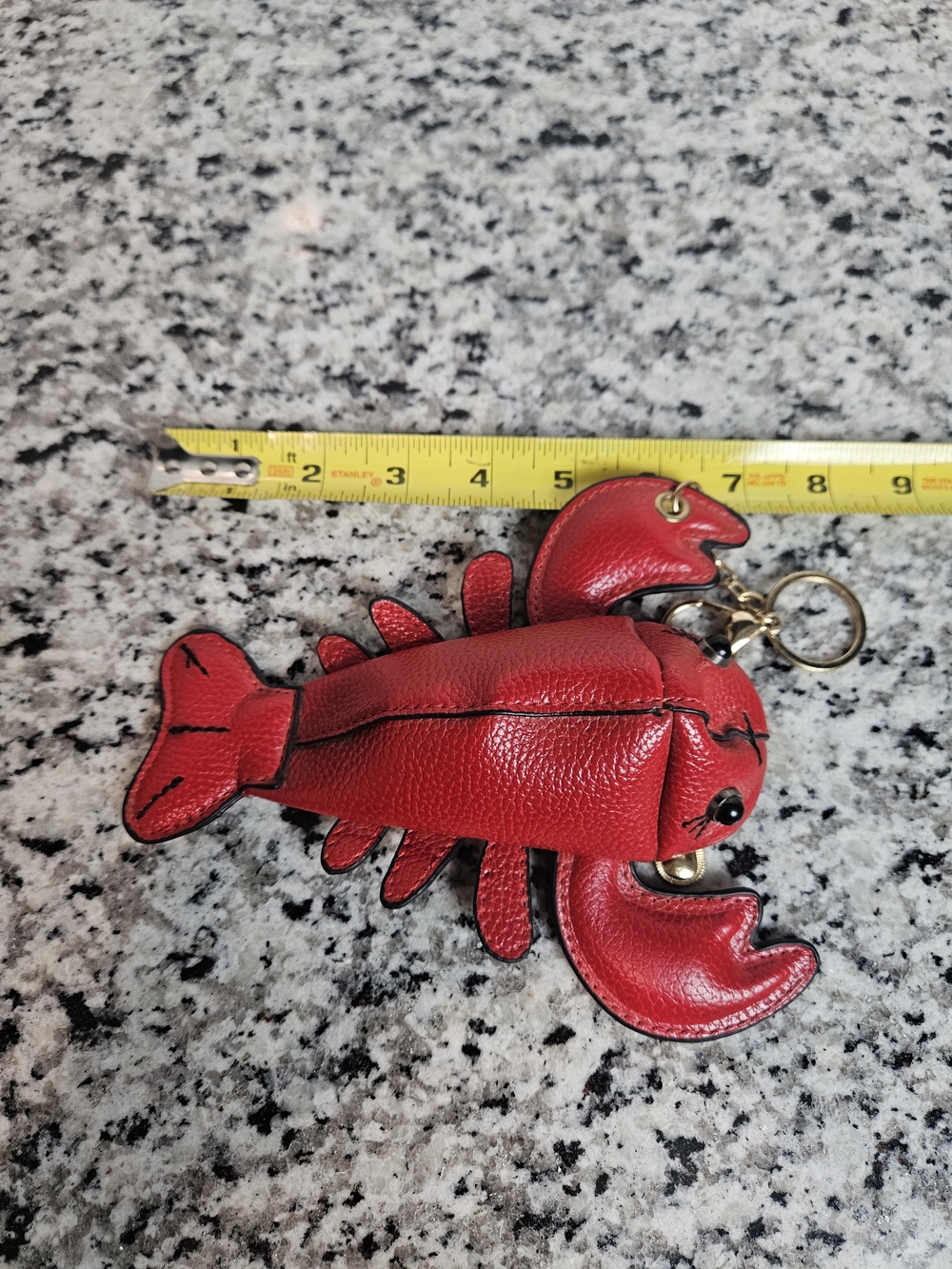 Red Lobster Fish Keychain Accessory photo 3