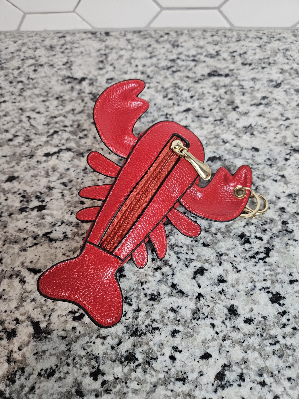 Red Lobster Fish Keychain Accessory photo 5