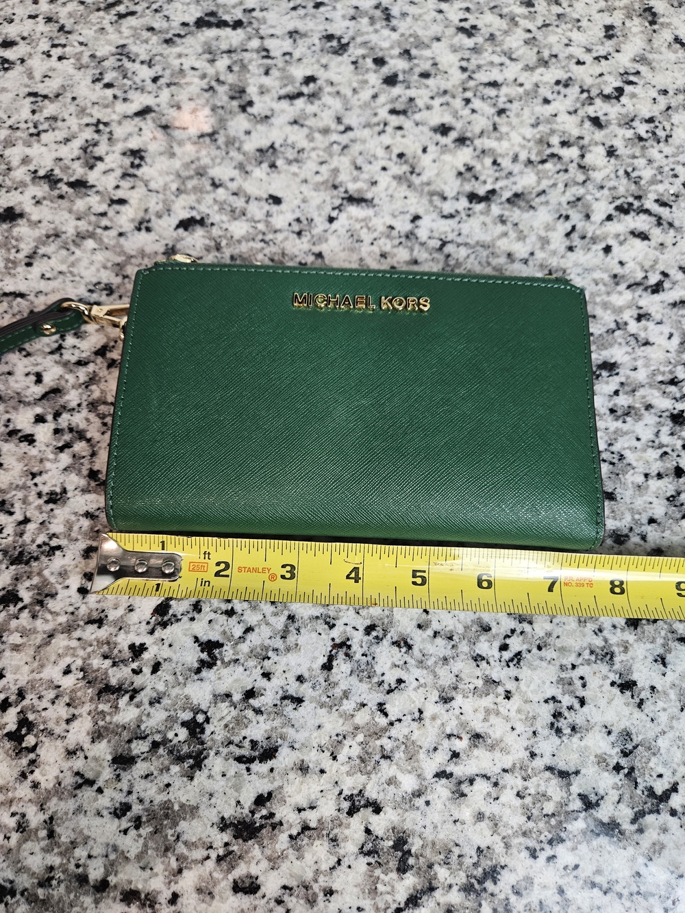 Michael Kors Green Wristlet Wallet photo 7
