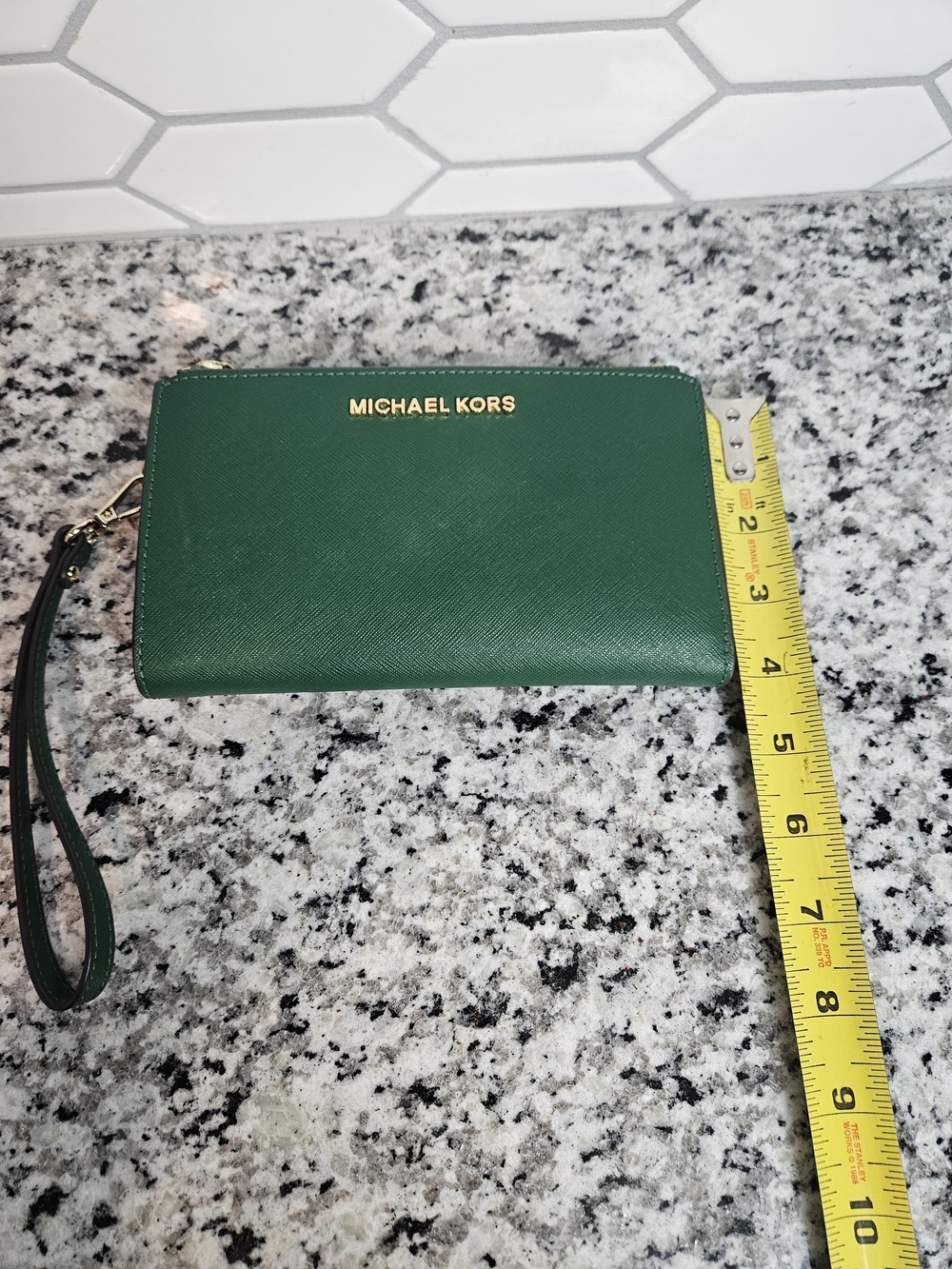 Michael Kors Green Wristlet Wallet photo 8