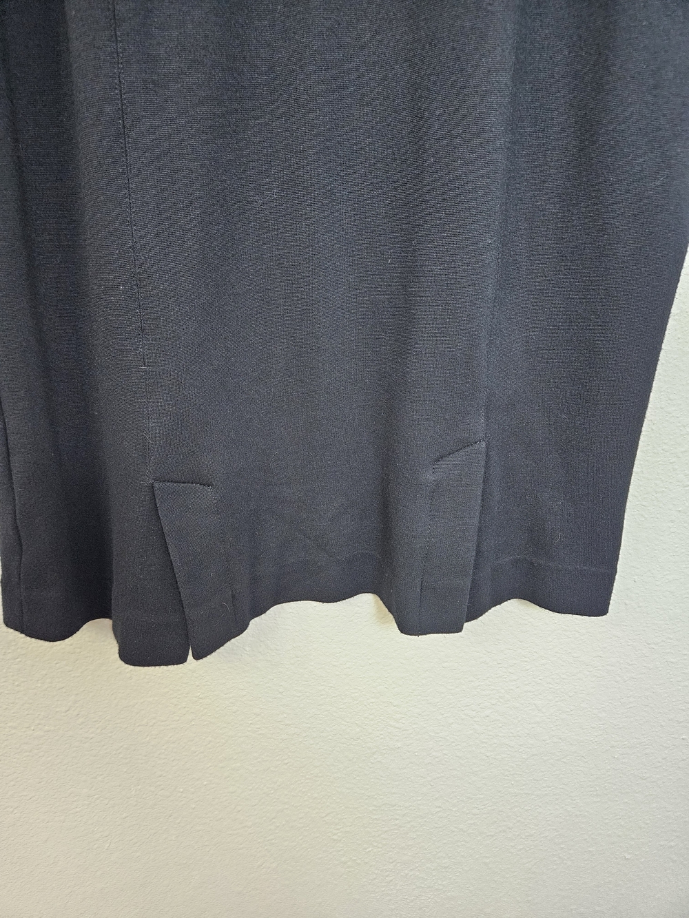 Classic Black Square-Neck Sheath Dress photo 6