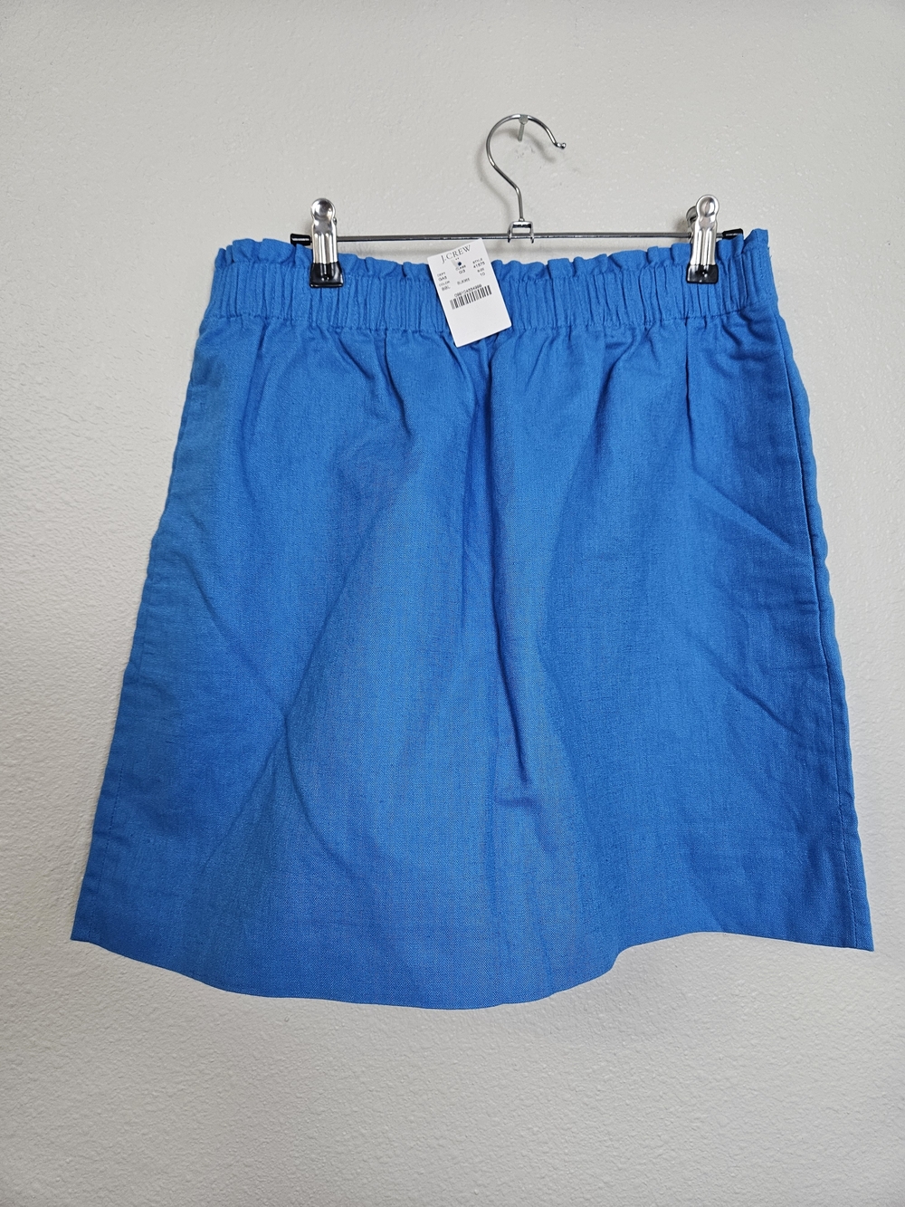 J. Crew Bright Blue Circle Skirt photo 2