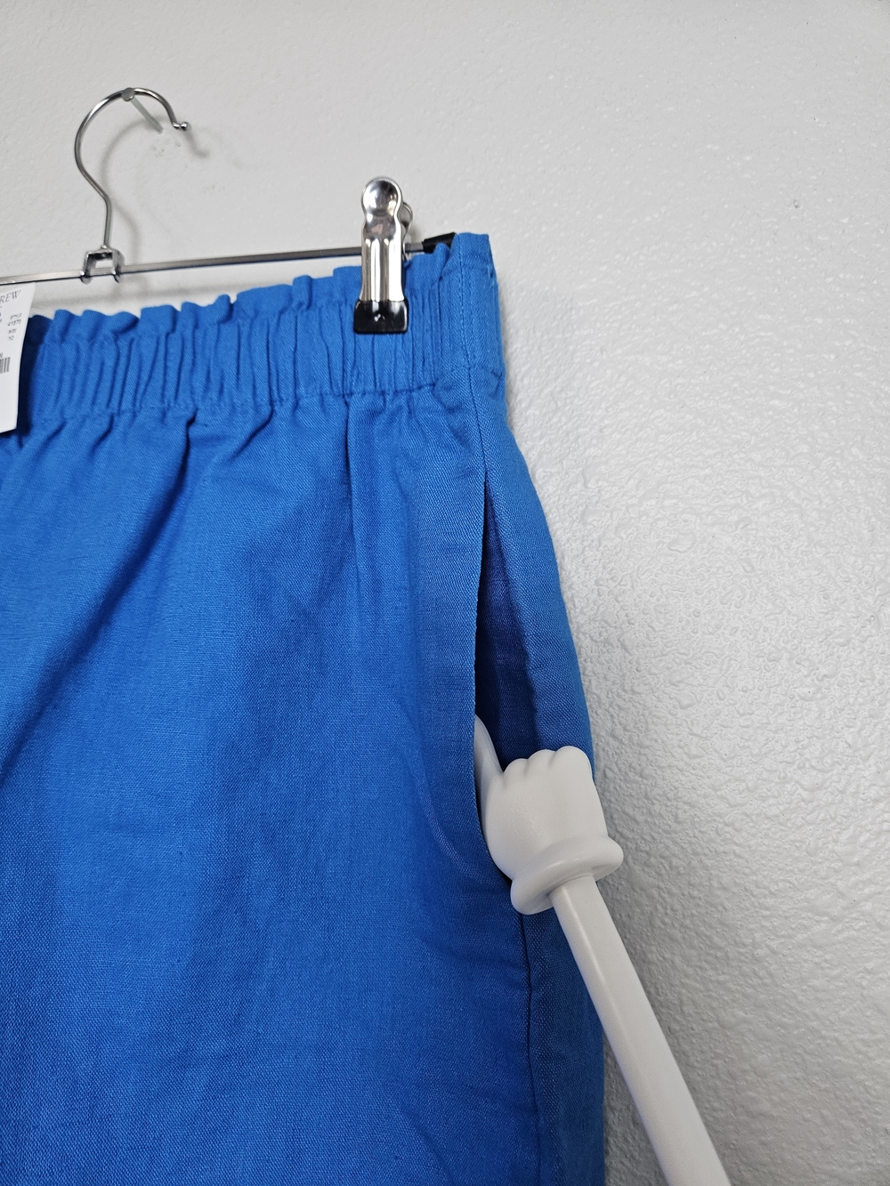 J. Crew Bright Blue Circle Skirt photo 4