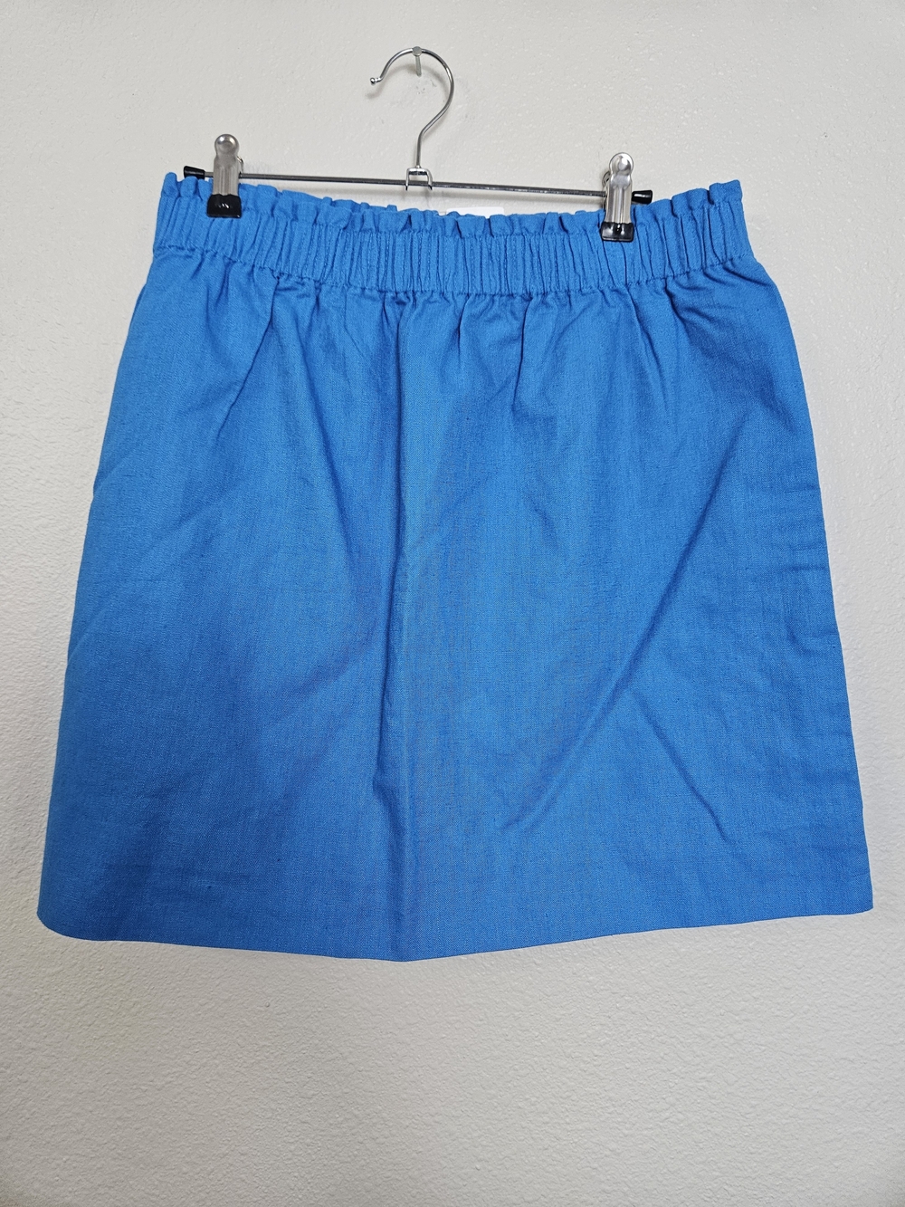 J. Crew Bright Blue Circle Skirt photo 5