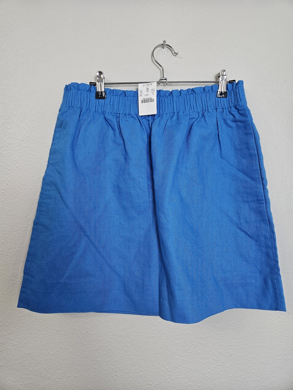 J. Crew Bright Blue Circle Skirt