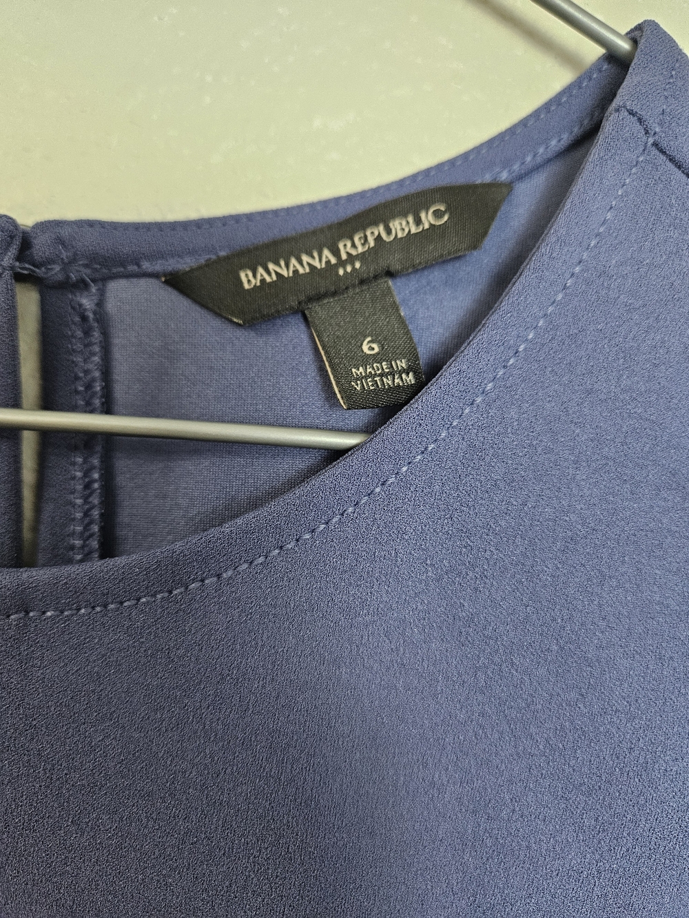 Banana Republic Sleeveless Peplum Top - Periwinkle Blue photo 2