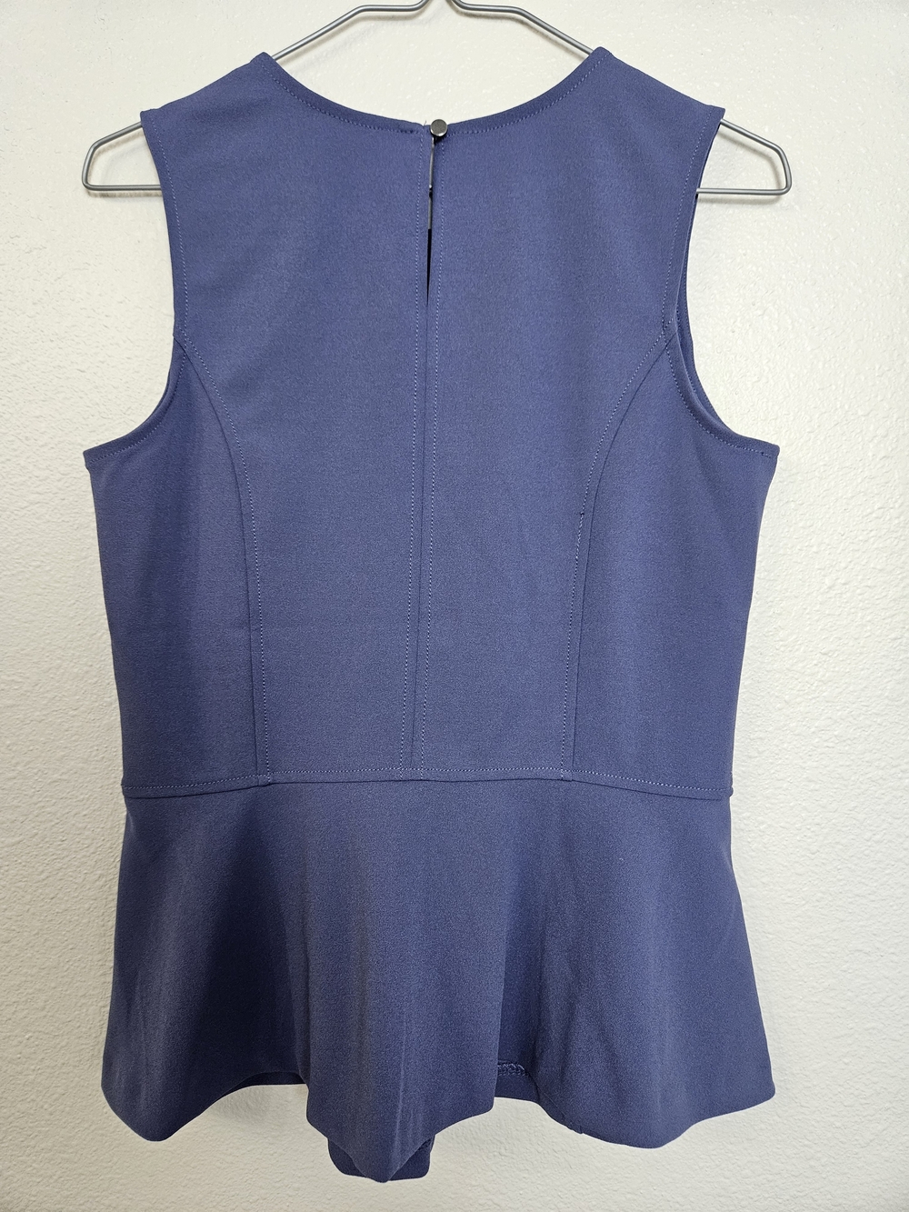 Banana Republic Sleeveless Peplum Top - Periwinkle Blue photo 4