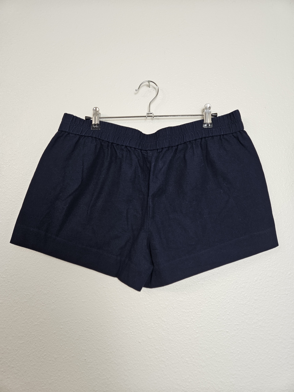 J. Crew Navy Elastic-Waist Women's Shorts photo 2