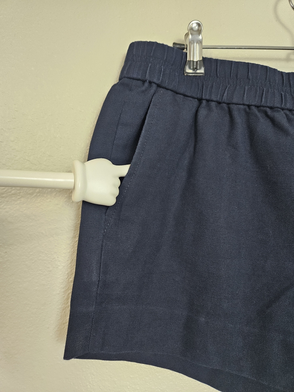 J. Crew Navy Elastic-Waist Women's Shorts photo 3
