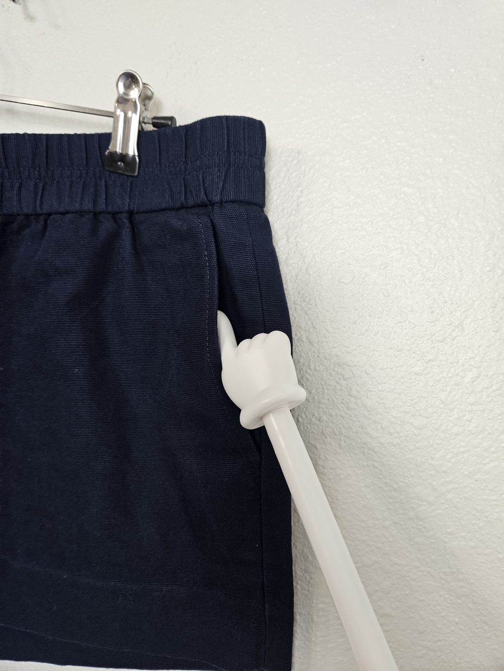 J. Crew Navy Elastic-Waist Women's Shorts photo 4