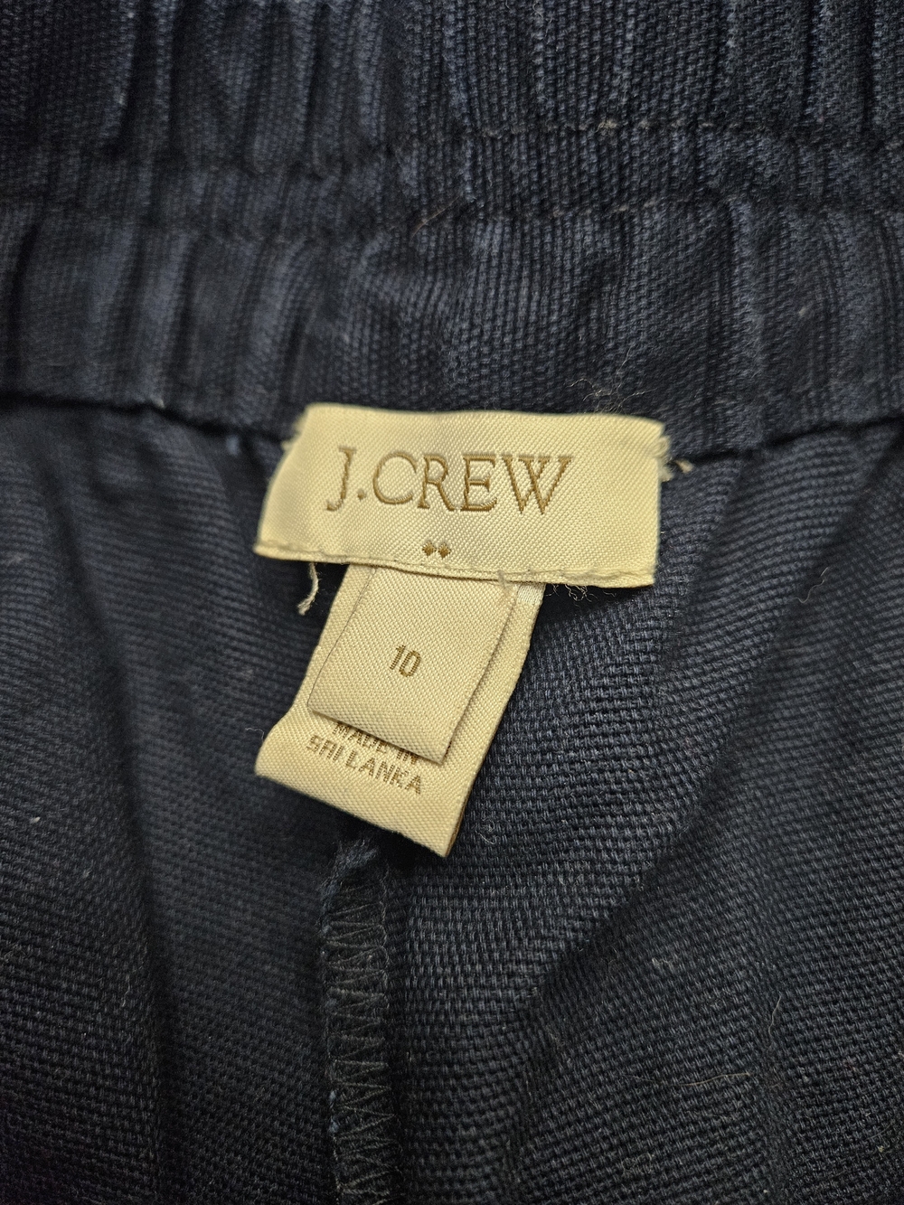 J. Crew Navy Elastic-Waist Women's Shorts photo 5
