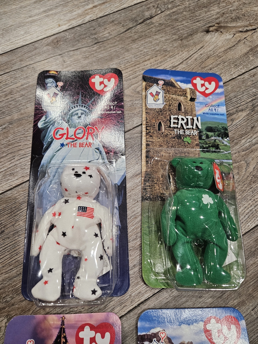 Ty Beanie Bears Set (Glory, Erin, Britannia, Maple) - Multi Color photo 2