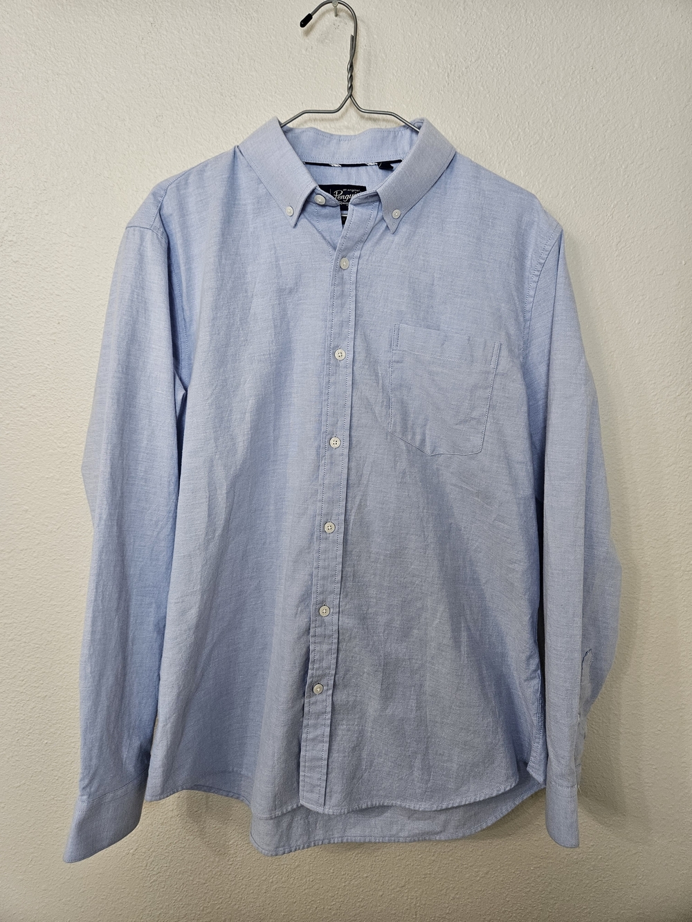 Original Penguin Light Blue Button-Down Oxford Shirt