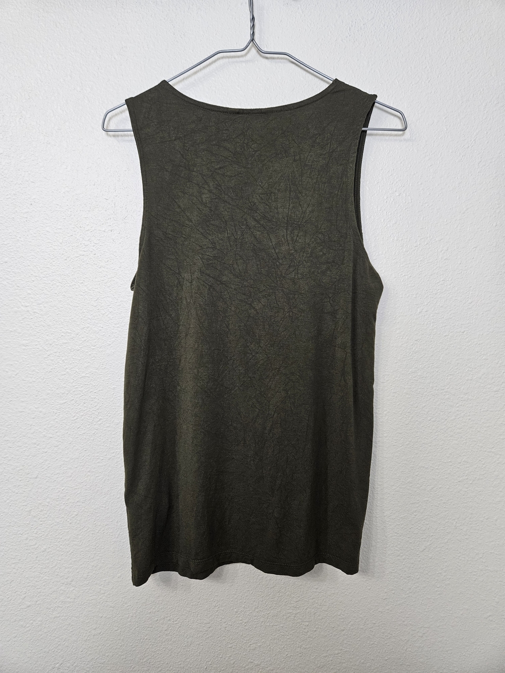 Banana Republic Olive V-Neck Sleeveless Tank photo 3