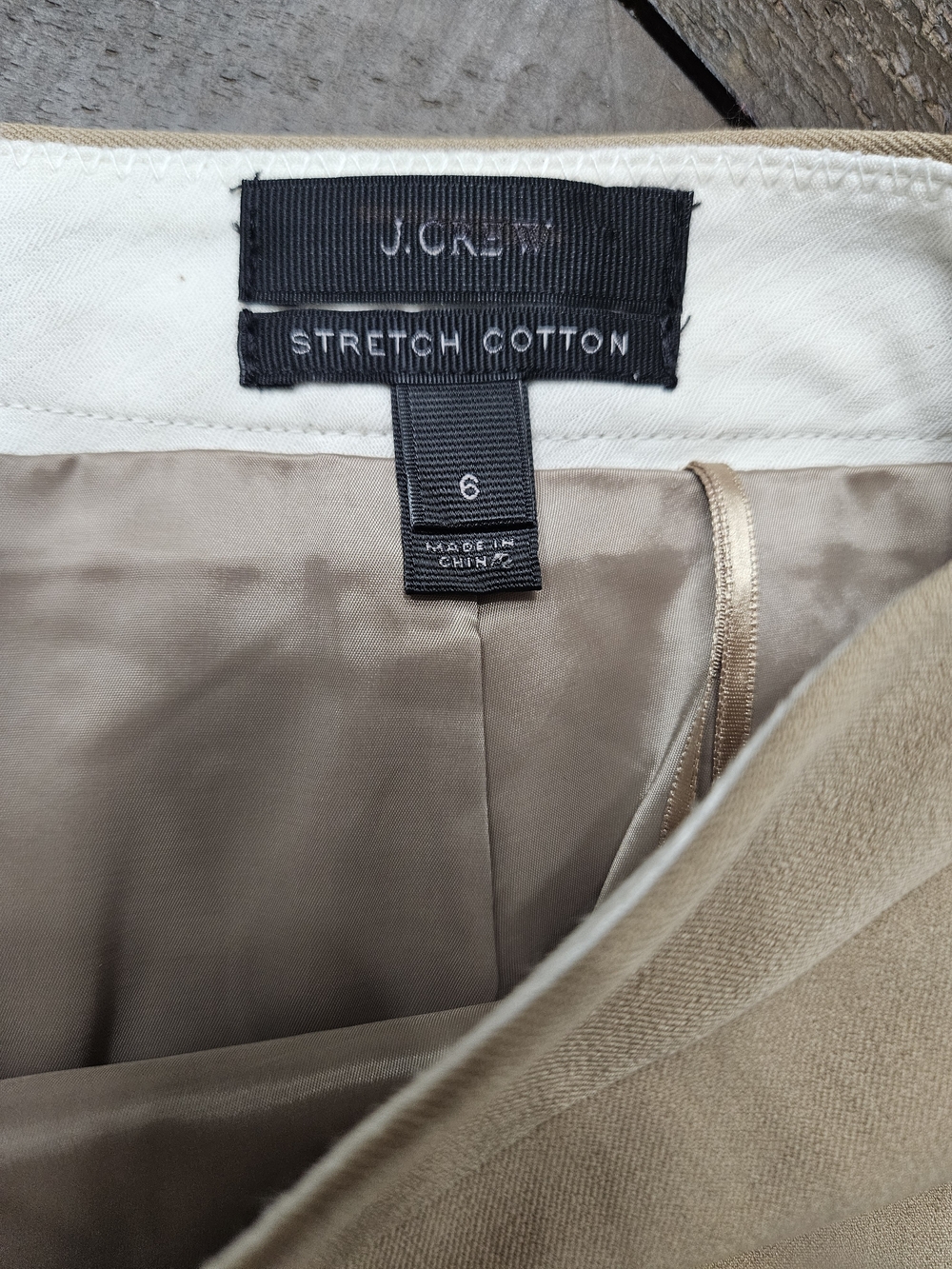 J. Crew Tan Pencil Skirt - Sleek Workwear photo 3