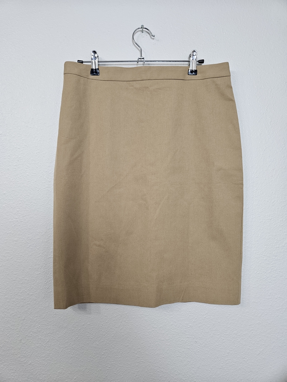 J. Crew Tan Pencil Skirt - Sleek Workwear