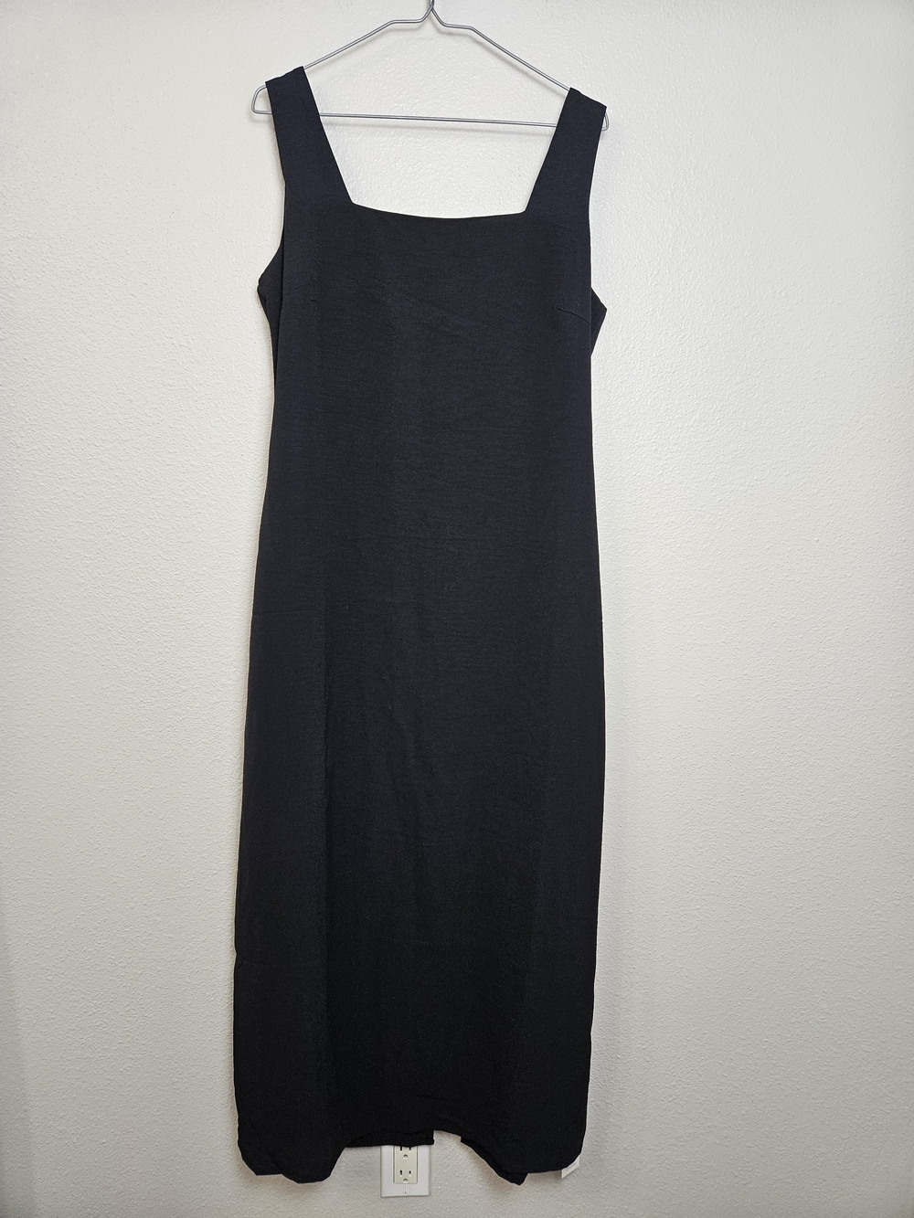 Cupshe Black Square-Neck Maxi Dress