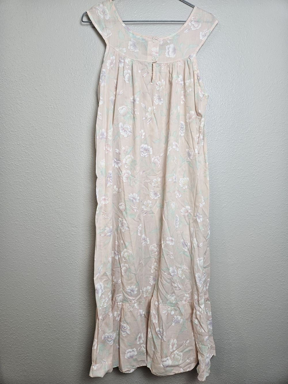 Vintage Cottagecore Komar Floral Housecoat Robe and Nightgown photo 8
