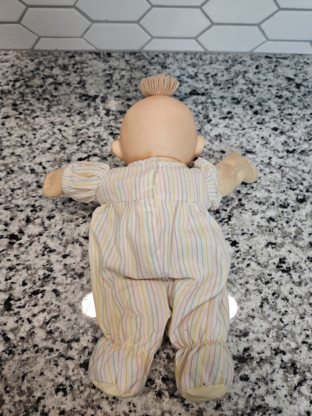 Hasbro Cabbage Patch Baby Doll in Pastel Pink, Yellow & Green Outfit photo 6