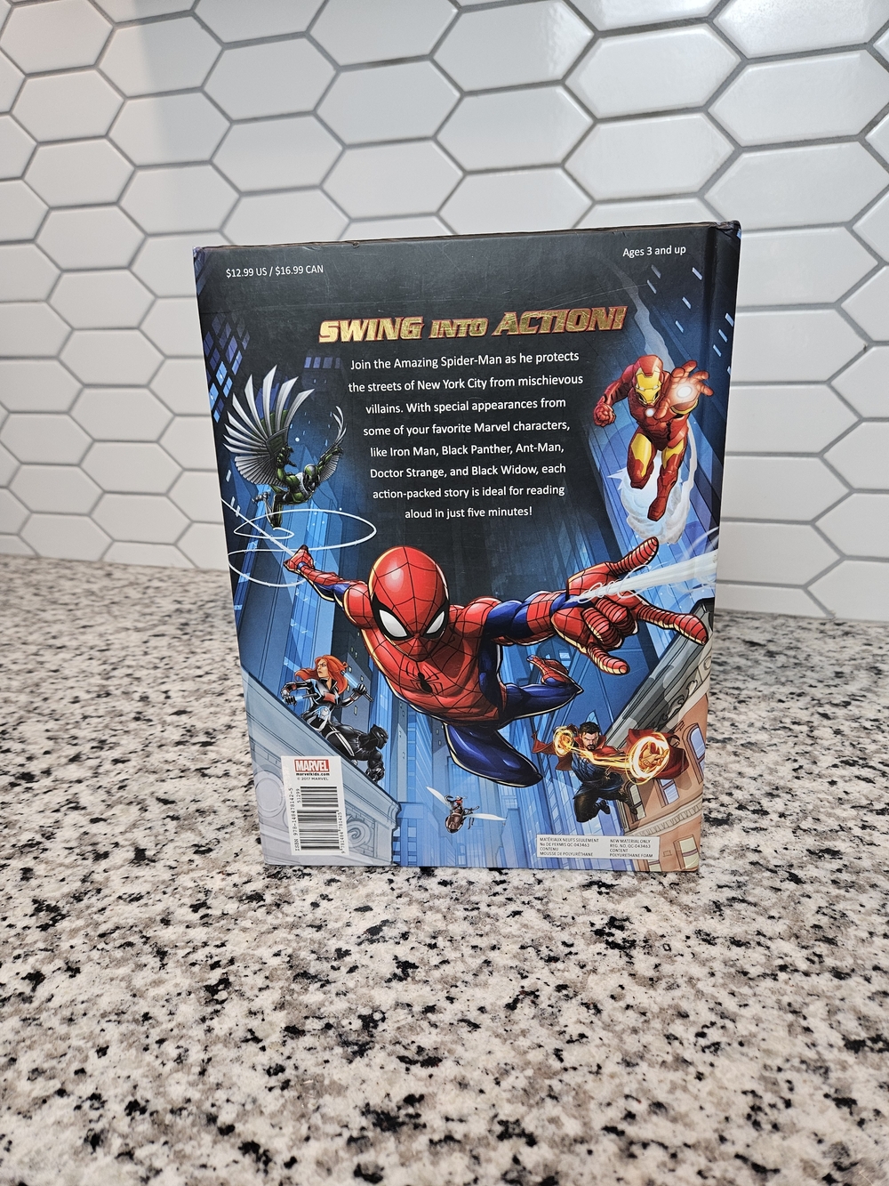 Marvel Spider-Man 5-Minute Stories Hardcover - Red & Blue photo 2