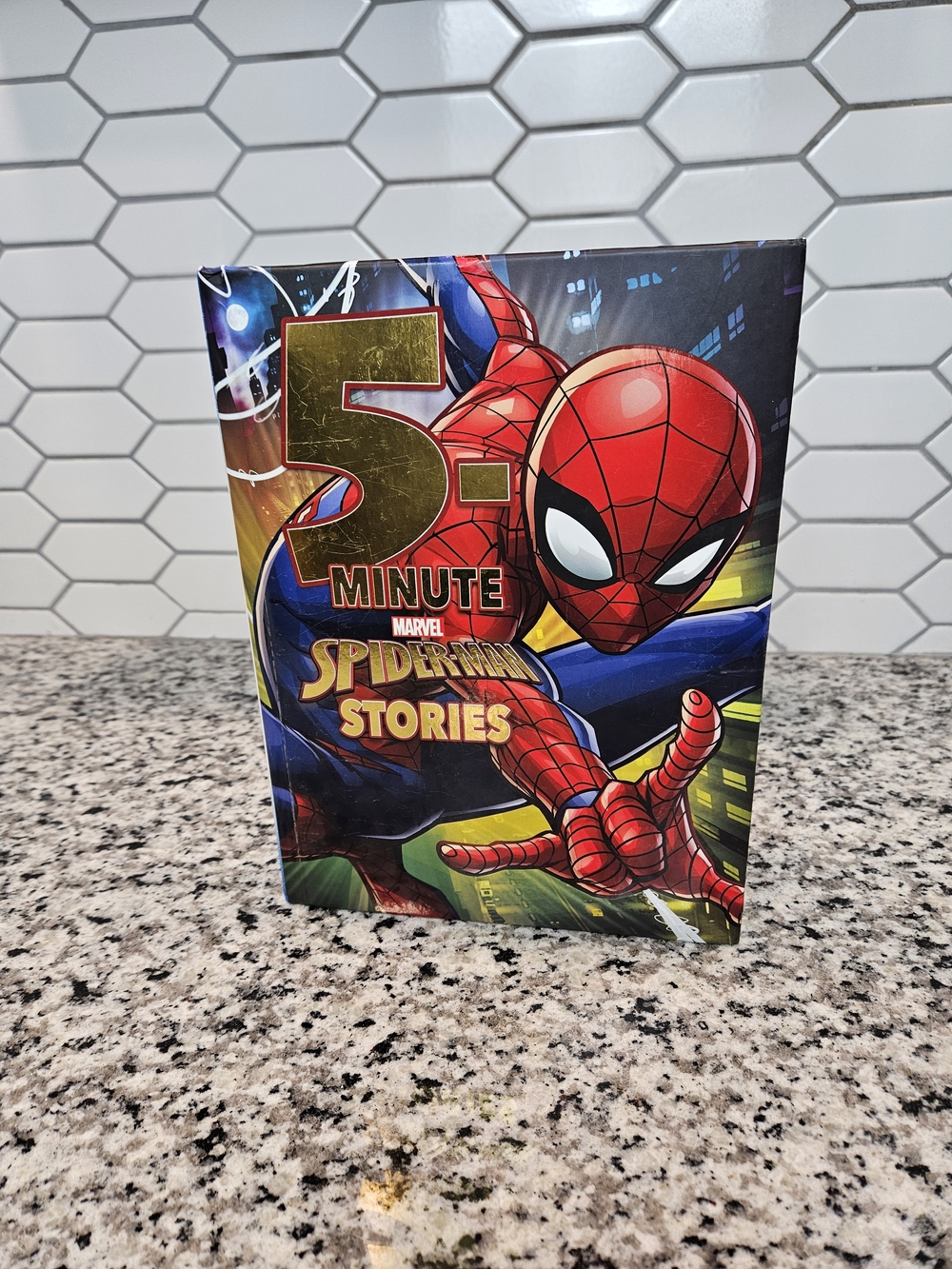 Marvel Spider-Man 5-Minute Stories Hardcover - Red & Blue