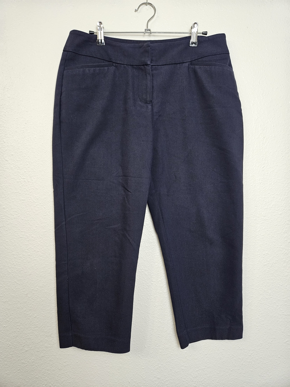 Apt. 9 Navy Blue Women's Capri Crop Dress Pants Size 8