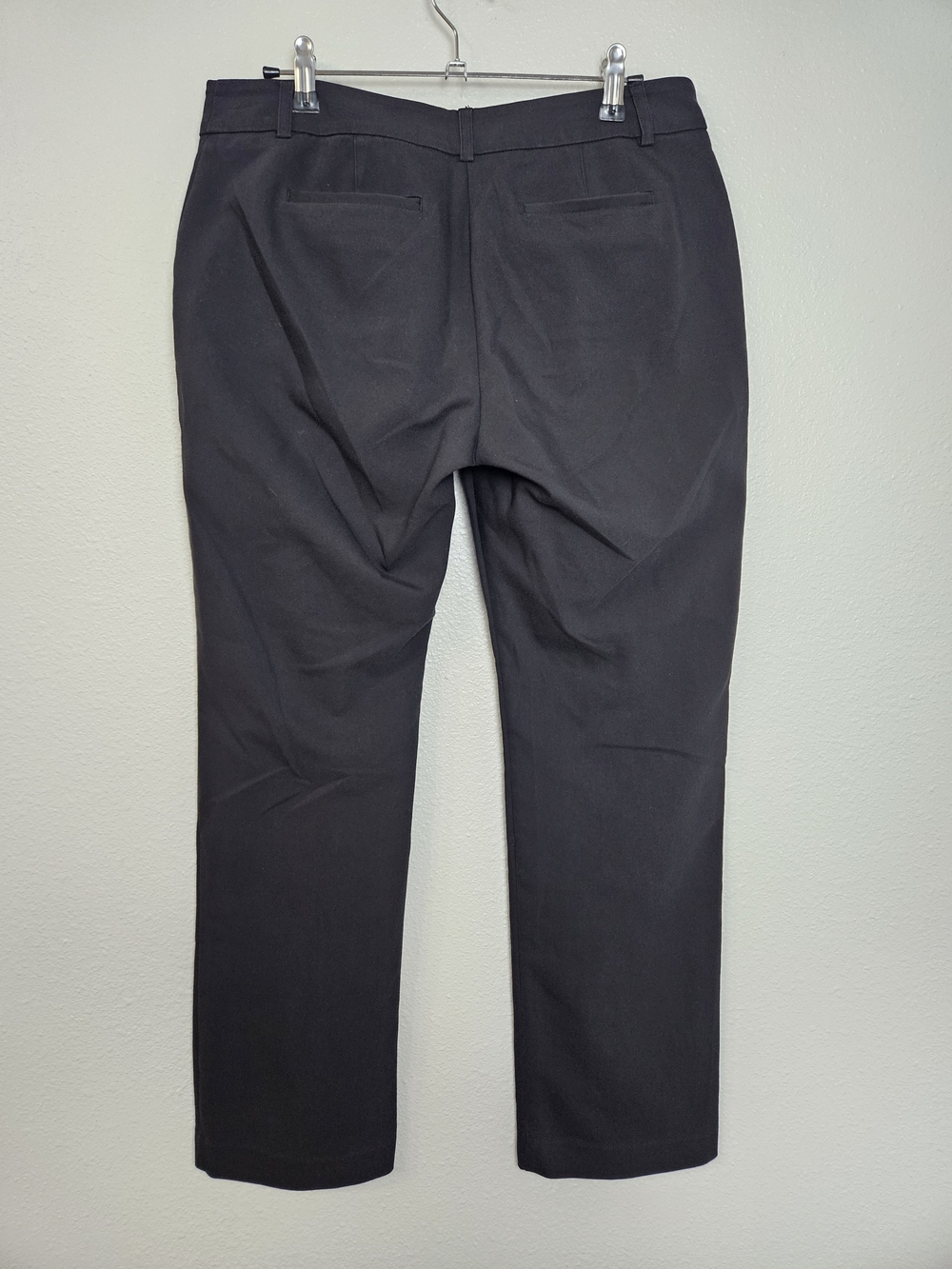 Apt. 9 Torie Black Straight Leg Dress Pants Size 6 Stretch Work Office Slacks photo 5