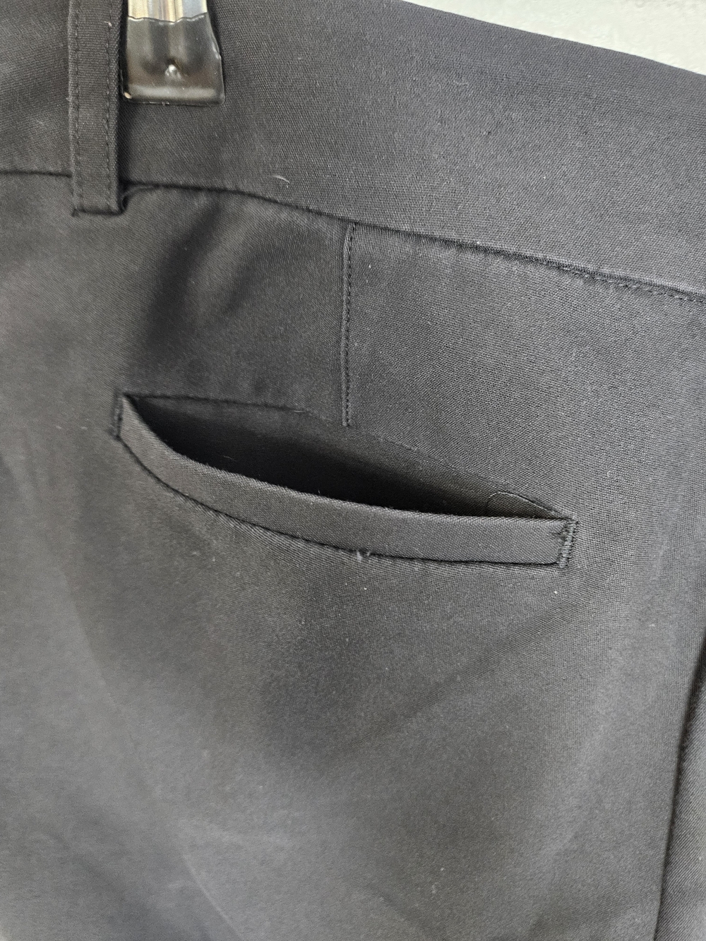 Apt. 9 Torie Black Straight Leg Dress Pants Size 6 Stretch Work Office Slacks photo 6