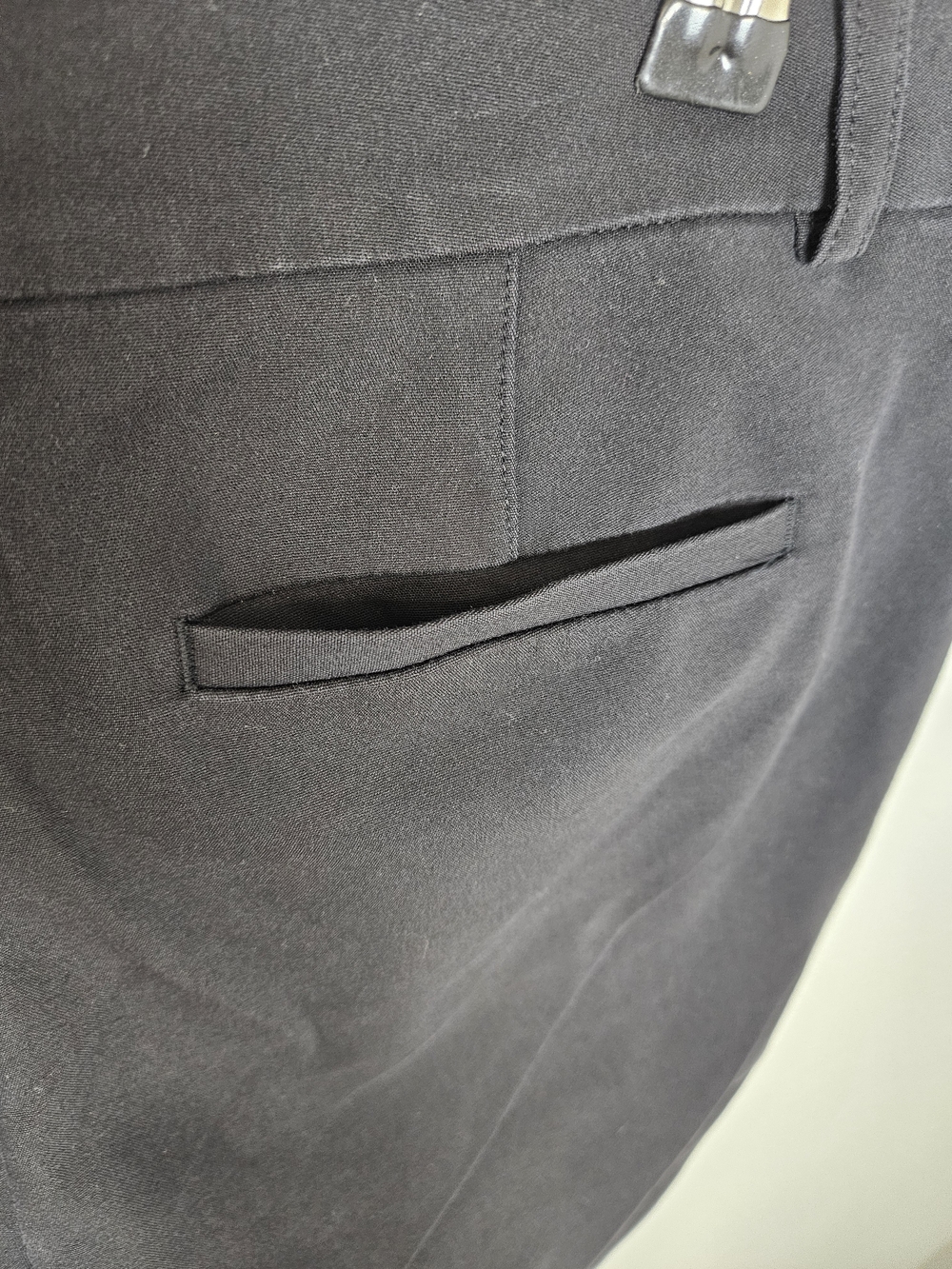 Apt. 9 Torie Black Straight Leg Dress Pants Size 6 Stretch Work Office Slacks photo 7