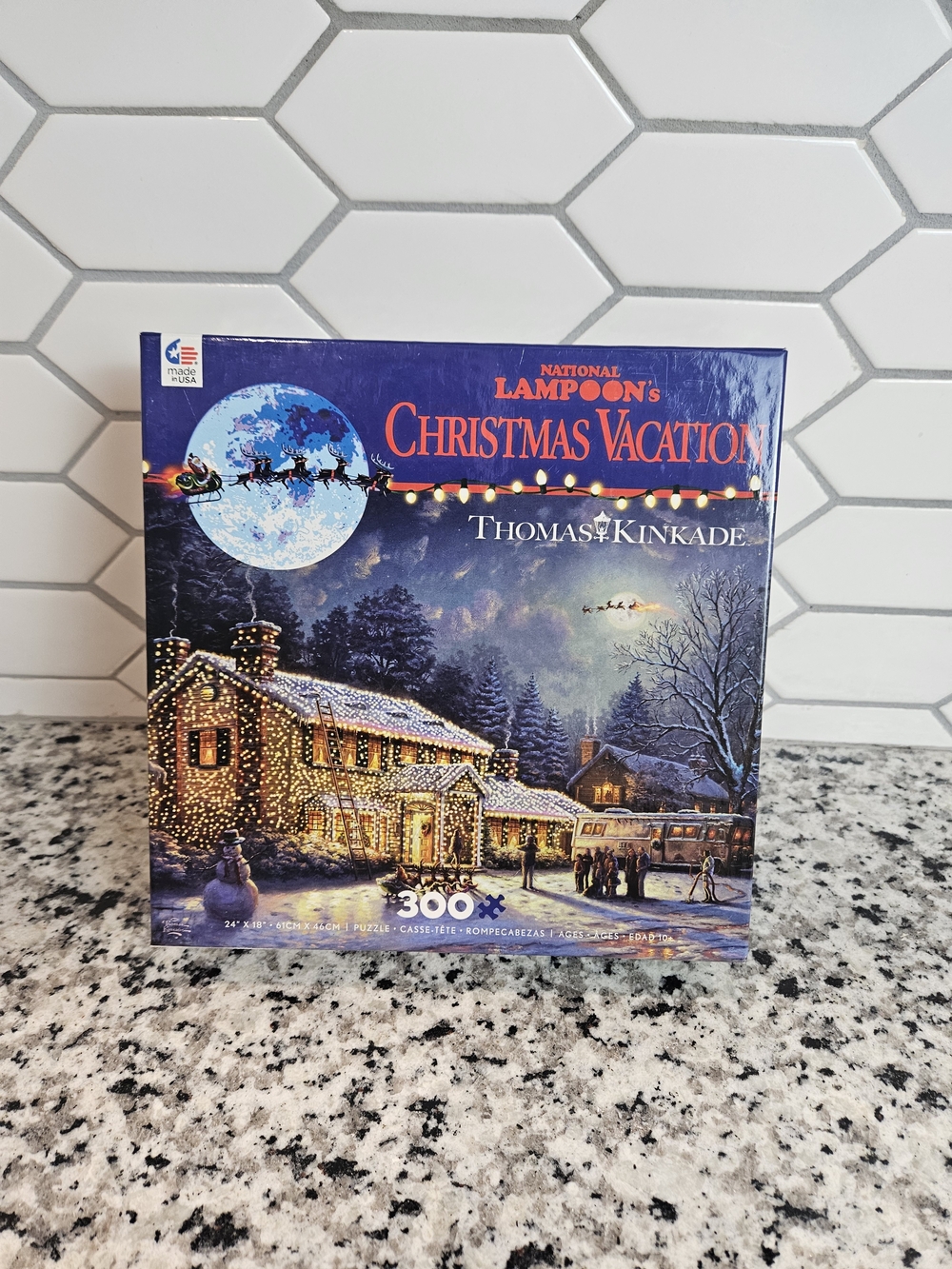 National Lampoon's Christmas Vacation Thomas Kinkade 300-Piece Puzzle