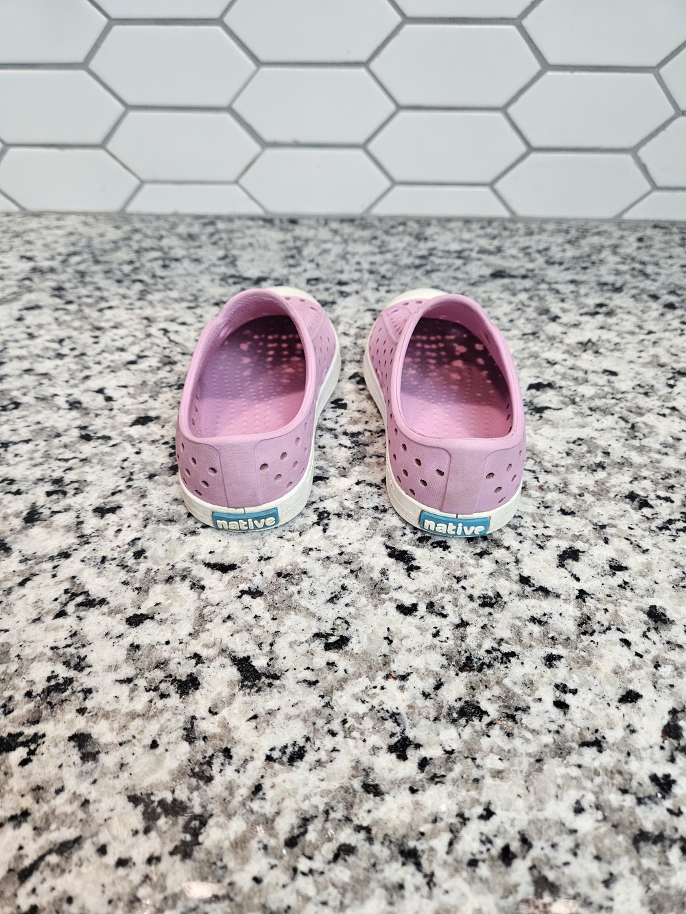 Native Jefferson Slip-On Kids Shoes - Pink c7 photo 3