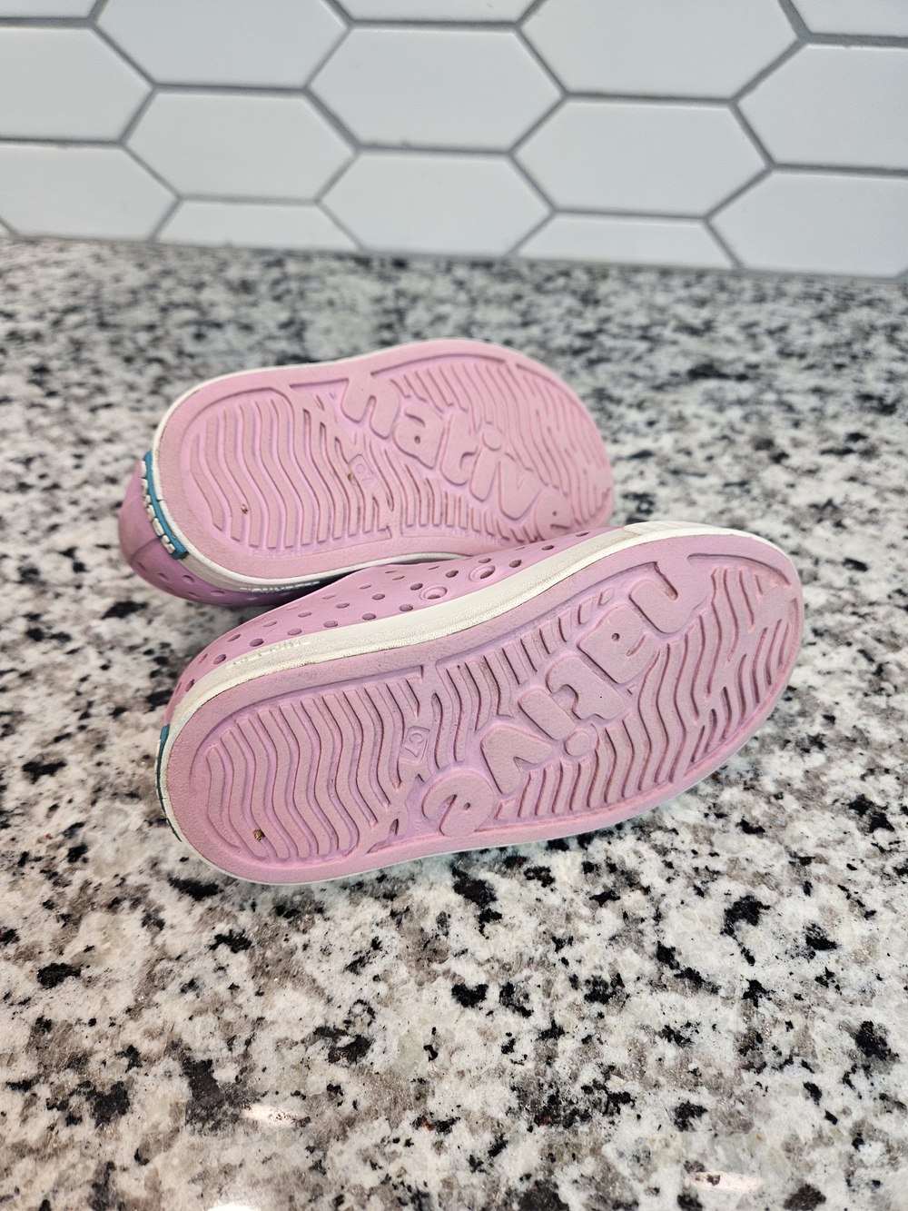 Native Jefferson Slip-On Kids Shoes - Pink c7 photo 5